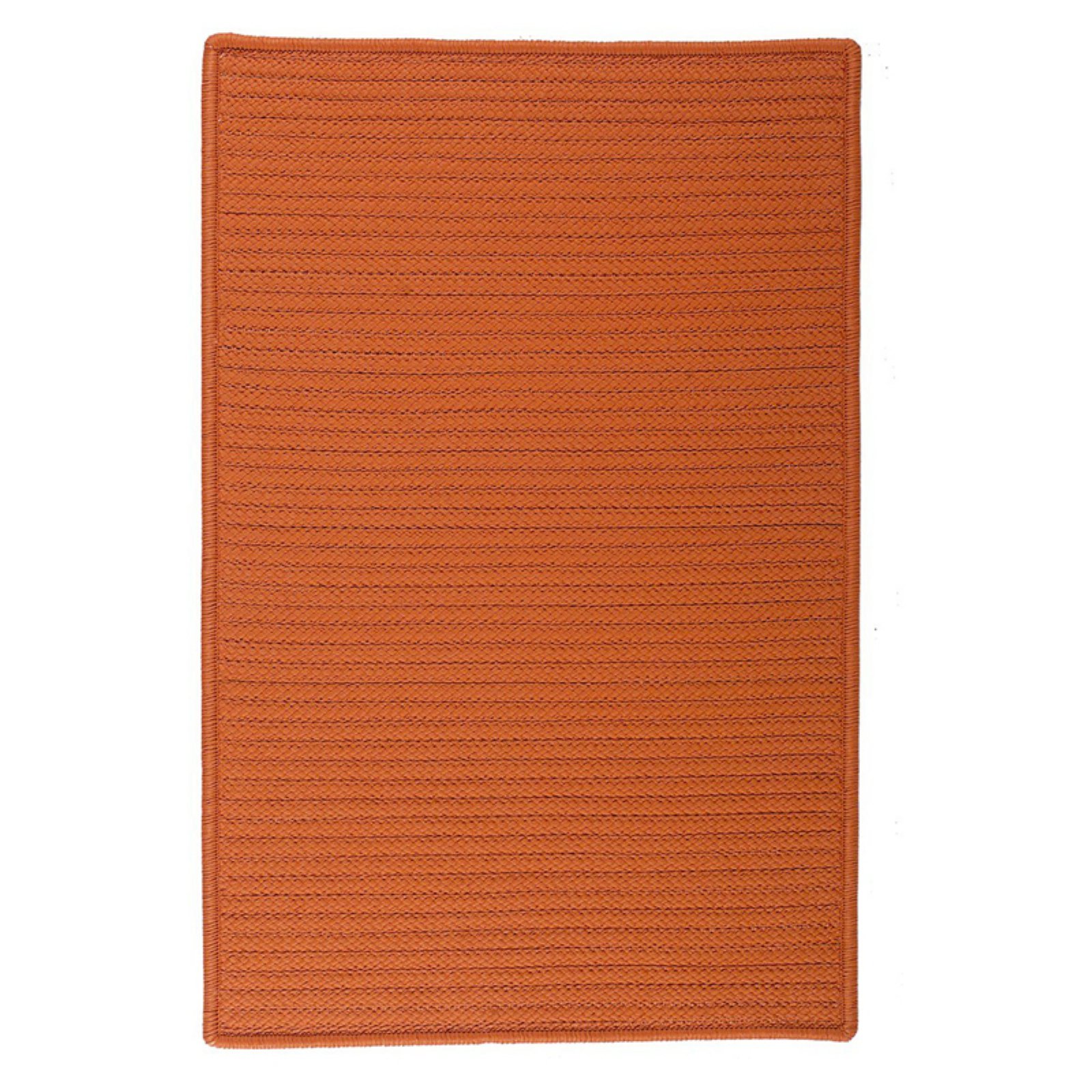 Simple Home Solid Rug by Colonial Mills in Rust (Size 6'W X 9'L)