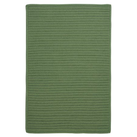 Simple Home Solid Rug by Colonial Mills in Moss Green (Size 6'W X 9'L)