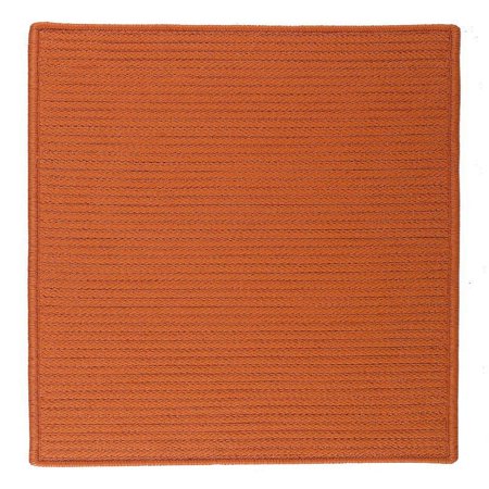 Simple Home Solid Rug by Colonial Mills in Rust (Size 3'W X 3'L)