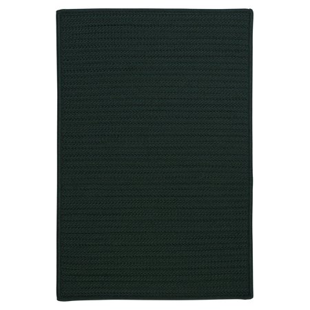 Simple Home Solid Rug by Colonial Mills in Dark Green (Size 3'W X 3'L)