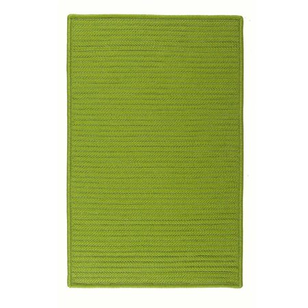 Simple Home Solid Rug by Colonial Mills in Bright Green (Size 3'W X 3'L)