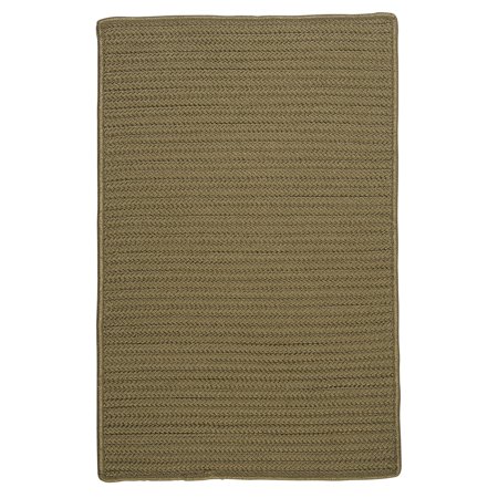 Simple Home Solid Rug by Colonial Mills in Wood (Size 7'W X 7'L)