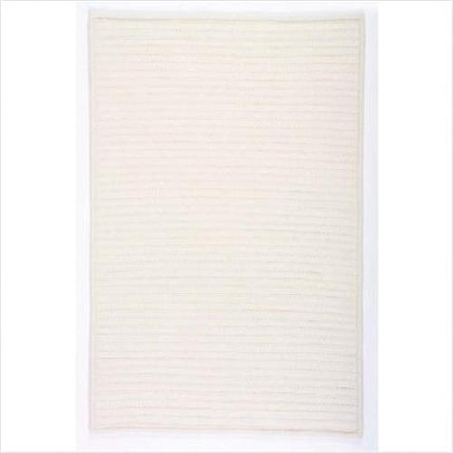 Simple Home Solid Rug by Colonial Mills in White (Size 3'W X 3'L)