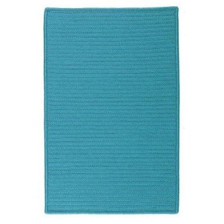 Simple Home Solid Rug by Colonial Mills in Turquoise (Size 3'W X 3'L)
