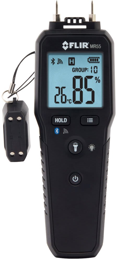 FLIR MR55 Moisture Meter 1-99% Building 7-99% Wood Pin-Based Pro-Grade