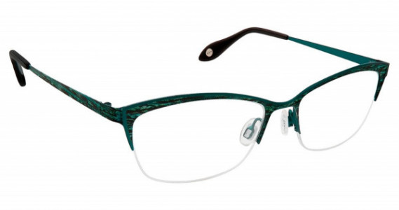 Fysh UK FYSH 3619 Metal Eyeglasses, (879) TEAL