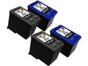 4PK Ink Cartridge for HP 28 HP28 HP27 HP 27 C8728AN C8727AN Deskjet 3847 3535