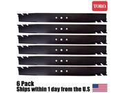 (6) 108-9764-03 OEM 131-4547-03 Toro 22' Lawnmower Lawn Mower ATOMIC Blade 59534