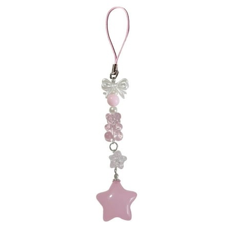 Clearance! Shiogb Cute Love Pendant Bear Starfish Gummy Candy Phone Chain  Hangs