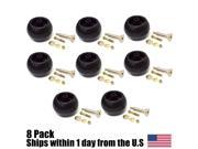 8 Deck Wheel Roller Kits 103-7263 109-2098 for Exmark Lazer Z Turf Ranger Tracer
