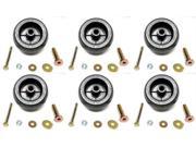 (6) DECK WHEEL ROLLER KITS for Exmark 103-7263 109-9011 Groundsmaster 72' Deck