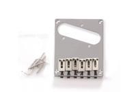 Fender Squier 6-saddle Telecaster Bridge Assembly, Chrome 005-5104-000