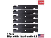 (6) Genuine OEM Toro Hi-Lift Lawn Mower Blade 108-4081-03