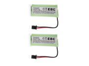 2 PACK Replacement Batteries for Uniden DECT 6.0 BT1008 BT-1021 Cordless Phone O