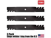 3PK Genuine OEM Toro Z Master 52' Atomic Mulching Blades 105-7796-03 105-7796