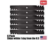 6PK Genuine OEM Toro Z Master 52' Atomic Mulching Blades 105-7796-03 105-7796