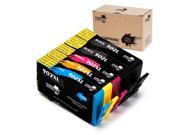 MIROO Ink Cartridges for HP 902XL 902 5 Pack,Work on HP OfficeJet 6968 6978 6970 6975 6951 6954 6962 6960 6958 6860 6974 6961 6963 Printer
