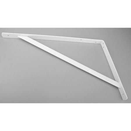John Sterling Heavy Duty Shelf Bracket White 500 Lb 0049-20WTH