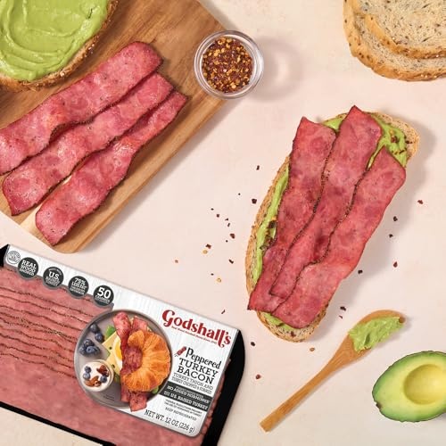 Godshall's 12oz Peppered Turkey Bacon, 6pk thumbnail