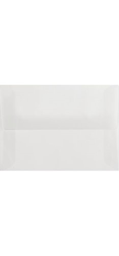 LUX 30lb 6 X9 1/2  A10 Invitation Envelopes W/Peel&Press Clear Translucent 500/BX 4890-00-500