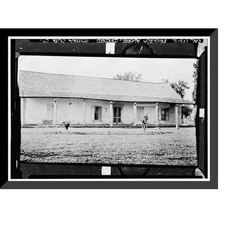 Historic Framed Print  Fernando Pacheco Adobe  3119 Grant Street  Concord  Contra Costa County  CA - 2  17-7/8  X 21-7/8
