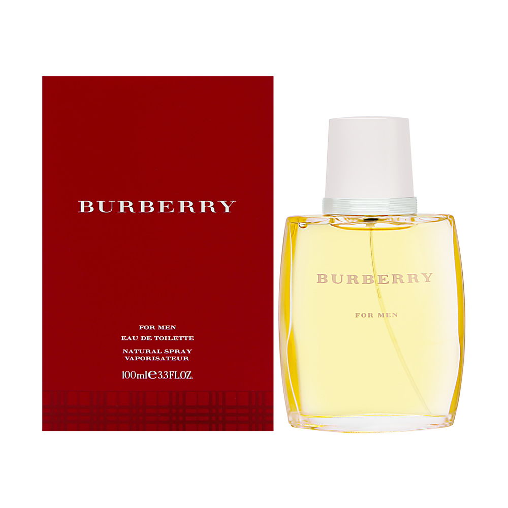 Burberry Classic Eau De Toilette  Cologne for Men  3.3 Oz