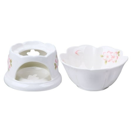 1 Set Ceramic Butter Ice Cream Melting Stove Chocolate Fondue Melting Stove
