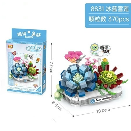 LOZ Mini Blocks Kids Building Toys DIY Bricks Sweet Flowers Pot Plants Puzzle Girls Gift Home Decor 8831 8832 8833 8834 8835 8836 8837 8838
