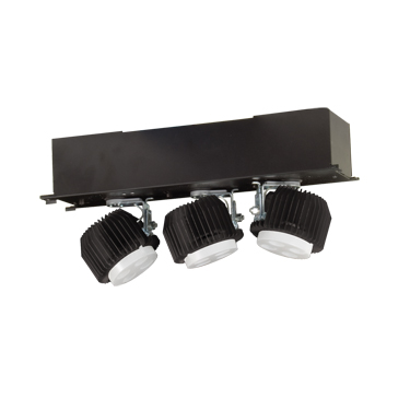 2540 3-Light Linear 120V LED Unit, Black - 13.5 in.