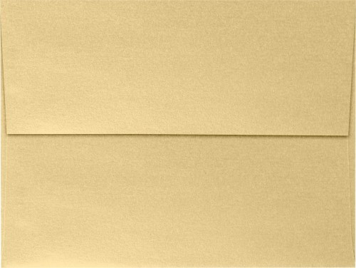 LUX A6 Invitation Envelopes (4 3/4 X 6 1/2) 50/Pack, Blonde Metallic (4875-M07-50) | Quill