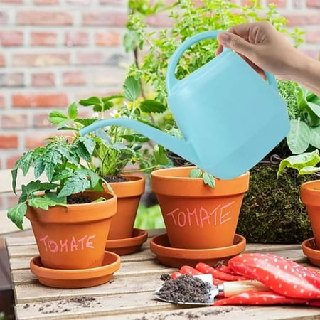 FIGT-Plant Watering Can 1 Gallon for Indoor Outdoor Plants  Garden Long Spout Watering Cans with Handle  Plastic Watering Can for Garden Yard Path Pla