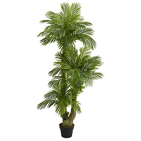5' Triple Phoenix Palm Artificial Tree by Nearl Y Natural