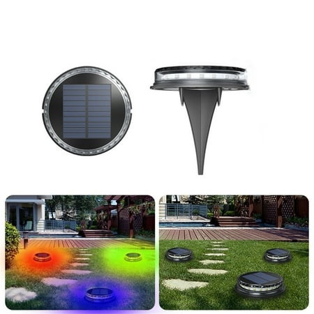 Qepwscx New in 2024 Solar Ground Lights Water Proof Solar Garden Lights LED Solar Lights for Landscape Pathway Patio Yard Walkway Path Lawn Driveway L