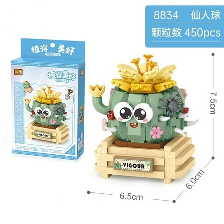 LOZ Mini Blocks Kids Building Toys DIY Bricks Sweet Flowers Pot Plants Puzzle Girls Gift Home Decor 8831 8832 8833 8834 8835 8836 8837 8838