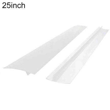 XM Culture 2Pcs Silicone Anti-Oil Kitchen Counter Stove Gap Cover Seal Slit Filler Strip