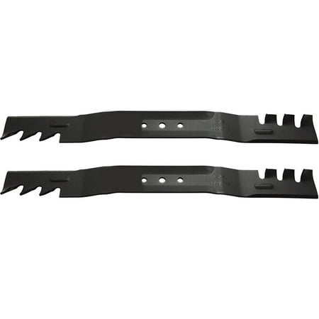 Set of 2 Toothed Mulching Blade Fits Toro Models Replaces 108-9764-03 108-9764-03-a 131-4547-03 131-4547-03-a