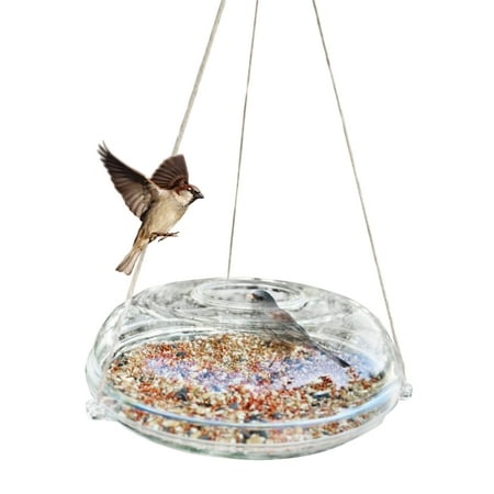 Quackups® 12  X 3  UFO Catch-Mess Bird Feeder Ideal for Outdoor & Window Bird Watching  Easy-to-Hang Bird Seeder  Perfect Gift for Bird Enthusiasts