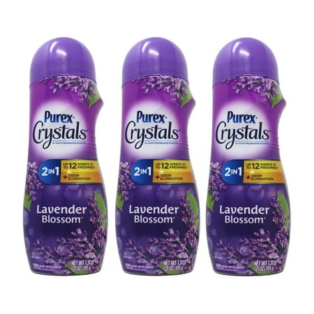 Purex Crystals in-Wash Fragrance and Scent Booster  Lavender Blossom  21 Ounce - 3 Pack