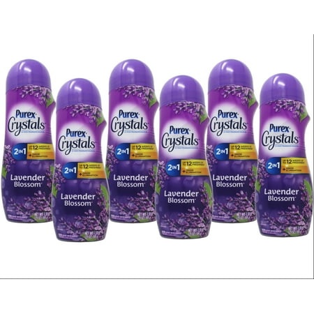 Purex Crystals in-Wash Fragrance and Scent Booster  Lavender Blossom  21 Ounce - 6 Pack