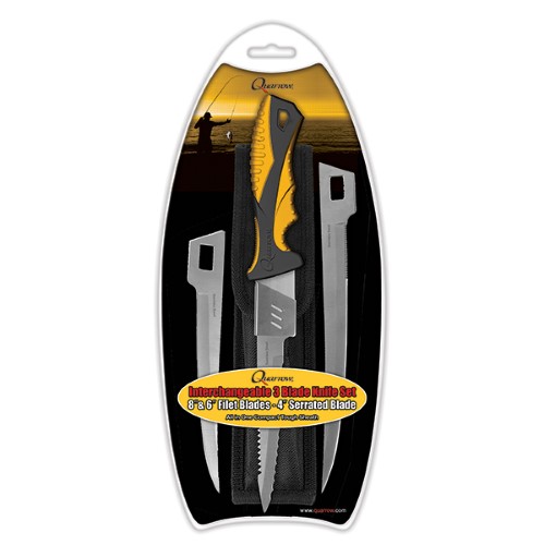 Quarrow Interchangeable 3 Blade Fillet Knife