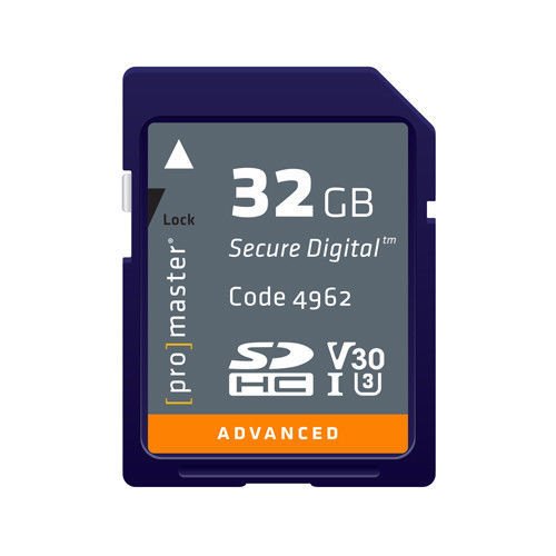 Promaster 32GB SDHC 633X High Speed Advanced Memory Card #4962