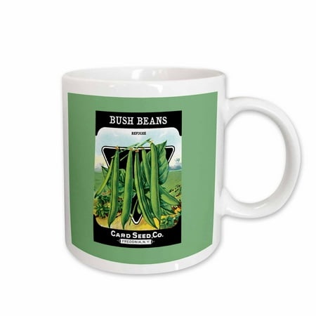 Bush Beans Refugee Green Bean Seed Packet from Card Seed Company 11oz Mug Mug-169676-1