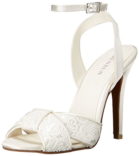 Menbur Women S Paula Dress Sandal  Ivory  40 EU/9.5-10 M US