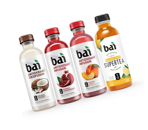 Bai Flavored Water, Mountainside Variety Pack, Antioxidant Infused Drinks, 18