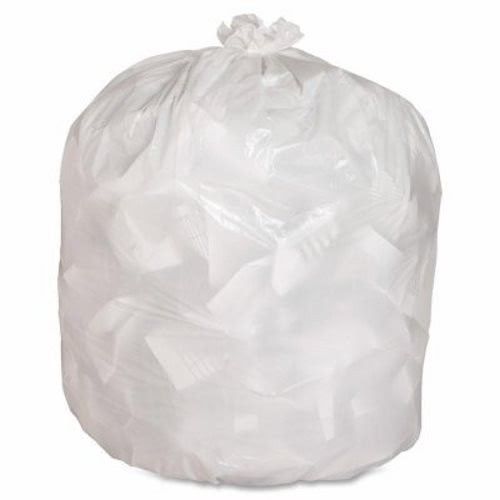 13 Gallon White Garbage Bags, 24x33, 0.85mil, 150 Bags (GJO02312)