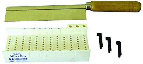 Midwest Products Hobby & Craft Easy Miter Box Deluxe
