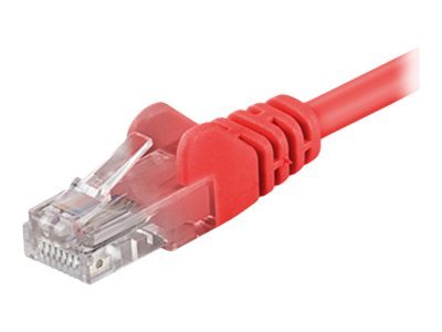 Wentronic Goobay CAT 5e Patchkabel, U/UTP, Rot, 0.25 M - CCA Kupfergemisch (68613)