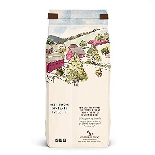 New England Coffee Donut Shop Blend Light Roast Ground Coffee, 11oz Bag (Pack of 1) thumbnail