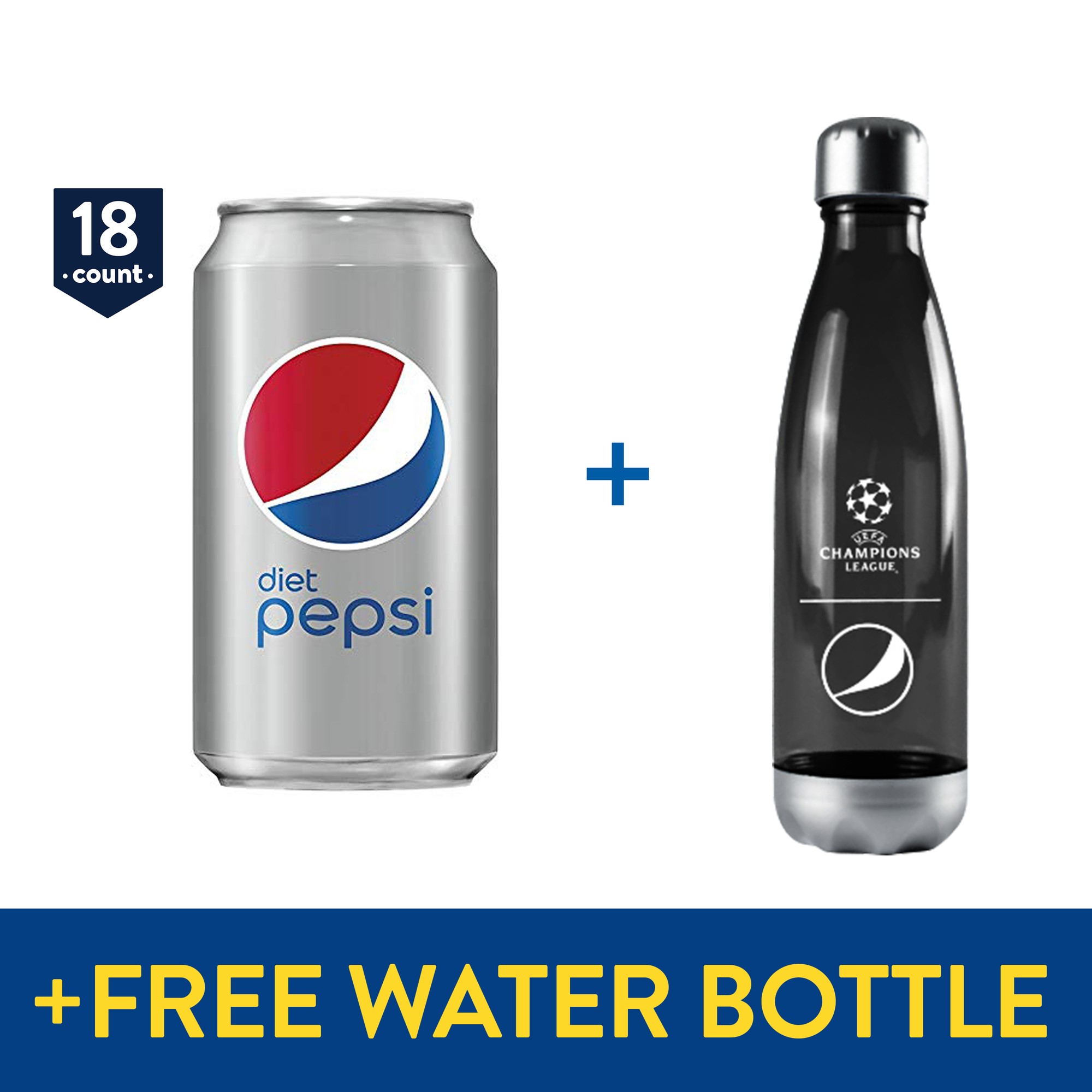 Diet Pepsi Cola Soda Pop  12 Fl Oz  18 Pack Cans