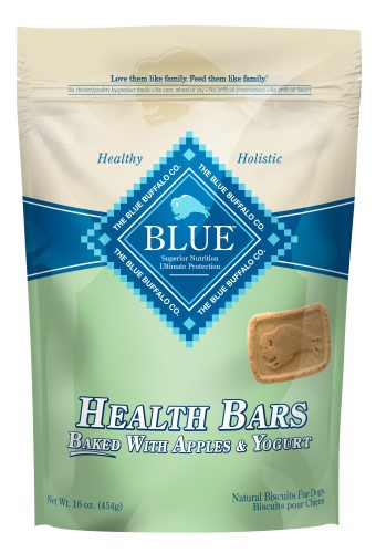 Blue Buffalo Health Bars Crunchy Dog Treats, Apple & Yogurt Recipe, 16-oz Bag